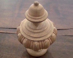 Pomme “toupie” bois brut